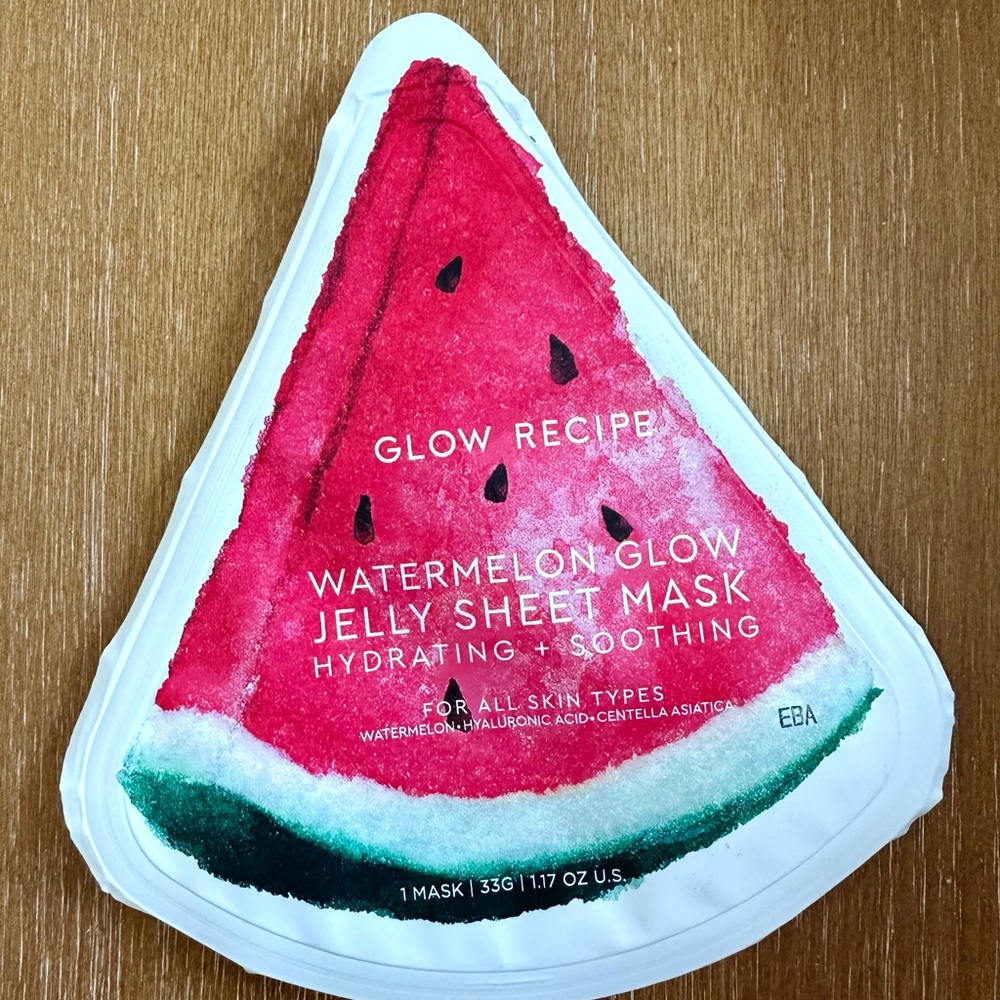 [NEW UNOPENED] GLOW RECIPE Watermelon Jelly Sheet Mask